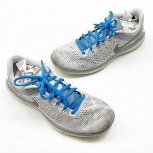 Nike Flex 2016 Run gray/green athletic running shoes